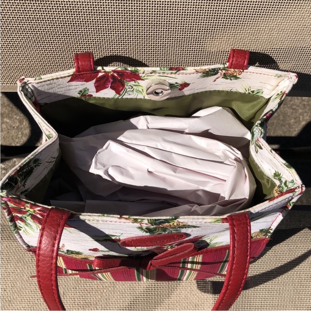 Like-New Longaberger Small Tote Bag, 10” x 8” x 4.5” - Picture 7 of 8